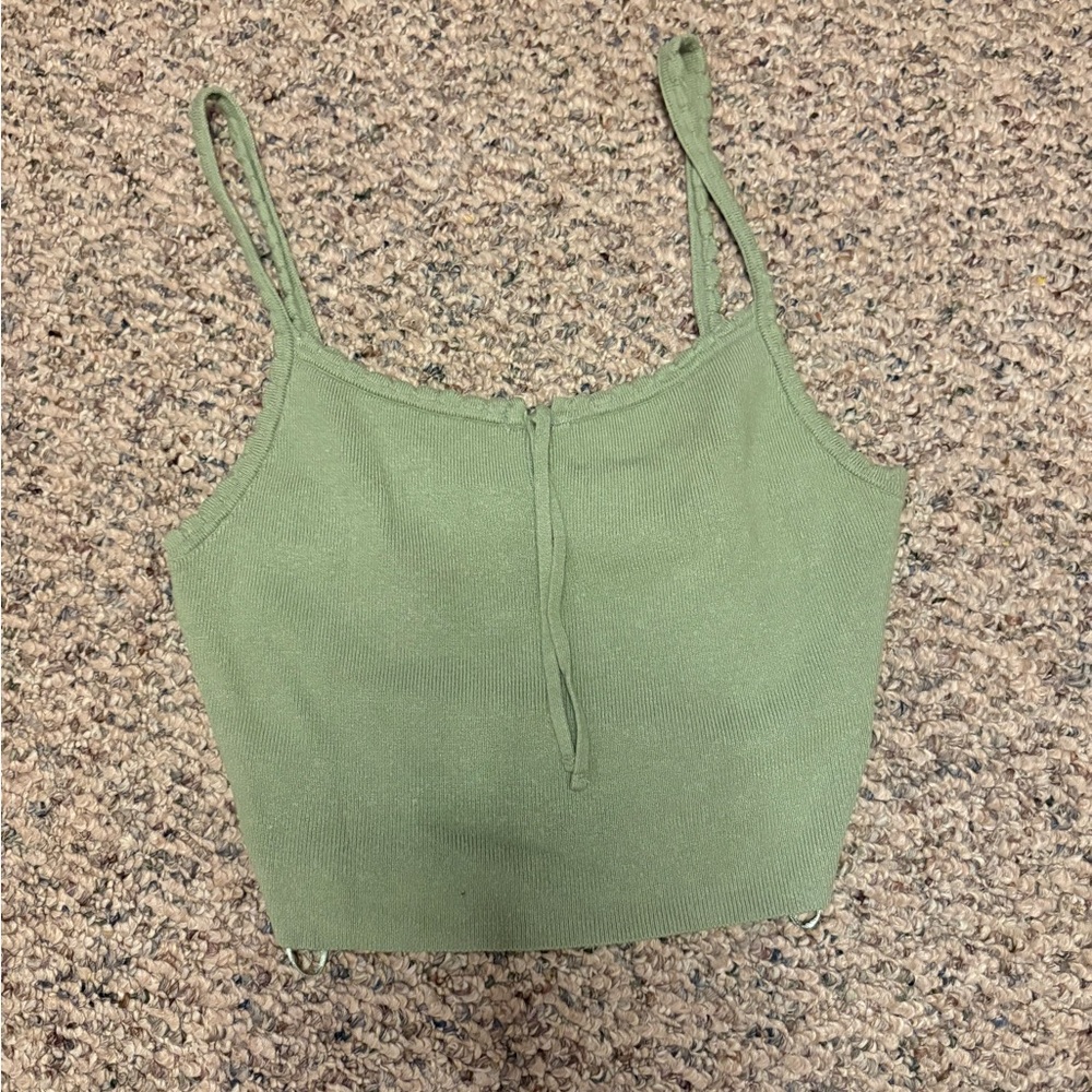 La Hearts Sage Green Camisole Top